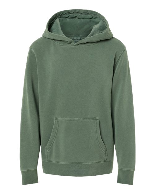 Independent Trading Co. - Youth Midweight Pigment-Dyed Hooded Sweatshirt - PRM1500Y