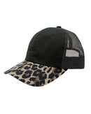 Mega Cap - Leopard Fashion Trucker Cap - 6885