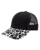 Mega Cap - Leopard Fashion Trucker Cap - 6885