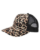 Mega Cap - Leopard Fashion Trucker Cap - 6885