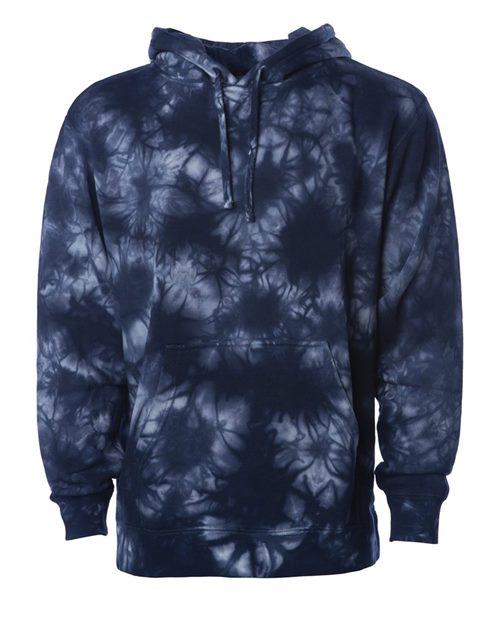 Independent Trading Co. - Unisex Midweight Tie-Dyed Hooded Sweatshirt - PRM4500TD