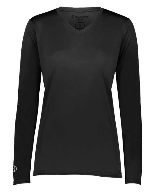 Holloway - Women's Momentum Long Sleeve V-Neck T-Shirt - 222824