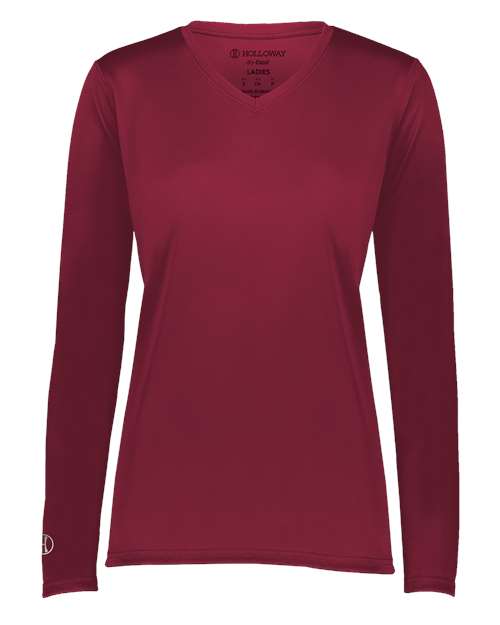 Holloway - Women's Momentum Long Sleeve V-Neck T-Shirt - 222824