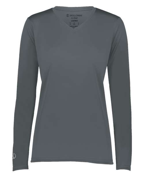 Holloway - Women's Momentum Long Sleeve V-Neck T-Shirt - 222824