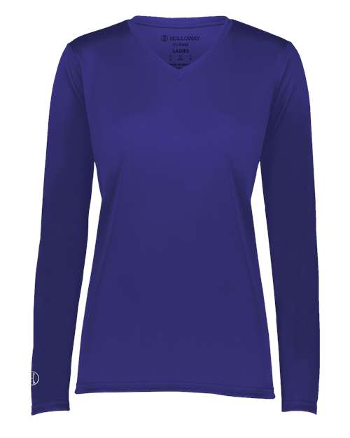 Holloway - Women's Momentum Long Sleeve V-Neck T-Shirt - 222824