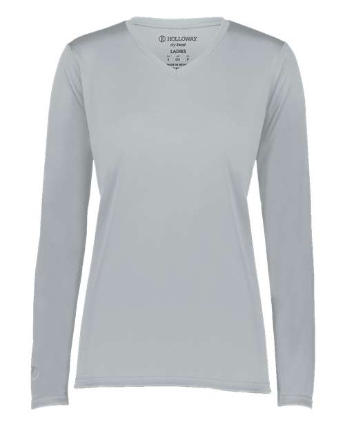 Holloway - Women's Momentum Long Sleeve V-Neck T-Shirt - 222824