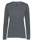 Holloway - Girls' Momentum Long Sleeve V-Neck T-Shirt - 222825