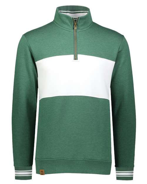 Holloway - Ivy League Fleece Colorblocked Quarter-Zip Sweatshirt - 229565