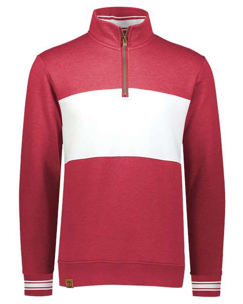 Holloway - Ivy League Fleece Colorblocked Quarter-Zip Sweatshirt - 229565