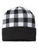 CAP AMERICA - USA-Made Plaid Beanie - RKP12