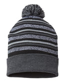 CAP AMERICA - USA-Made Striped Beanie - RKL12