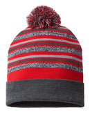 CAP AMERICA - USA-Made Striped Beanie - RKL12