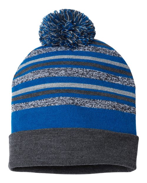 CAP AMERICA - USA-Made Striped Beanie - RKL12