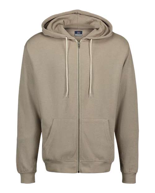 MV Sport - Retro Heather Full-Zip Hooded Sweatshirt - 2349