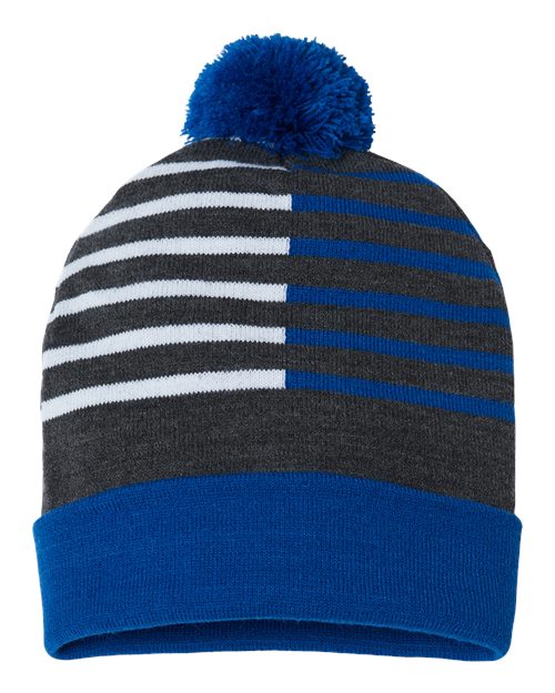 CAP AMERICA - USA-Made Half Color Beanie - RKH12