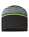 CAP AMERICA - USA-Made Variegated Striped Beanie - RKV9