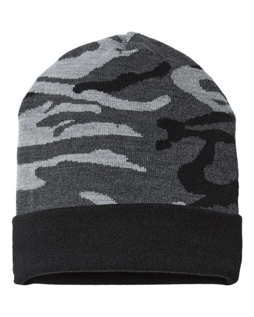 CAP AMERICA - USA-Made Camo Cuffed Beanie - RKC12