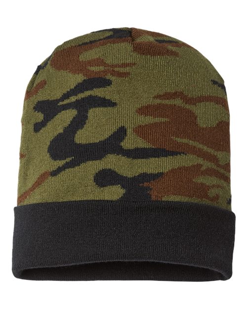 CAP AMERICA - USA-Made Camo Cuffed Beanie - RKC12