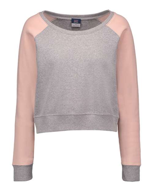 MV Sport - Women's Camila Colorblocked Cropped Sweatshirt - W20158