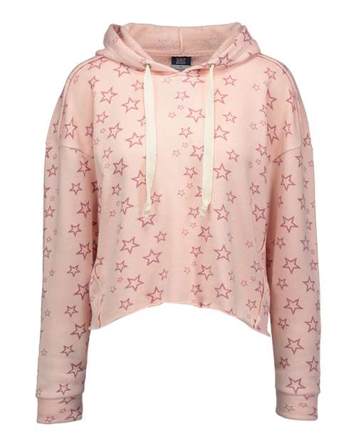 MV Sport - Women's Fleece Starry Cropped Hooded Sweatshirt - W20179