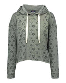 MV Sport - Women's Fleece Starry Cropped Hooded Sweatshirt - W20179