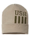 CAP AMERICA - USA-Made Patriotic Cuffed Beanie - RK12