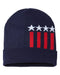 CAP AMERICA - USA-Made Patriotic Cuffed Beanie - RK12