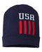 CAP AMERICA - USA-Made Patriotic Cuffed Beanie - RK12